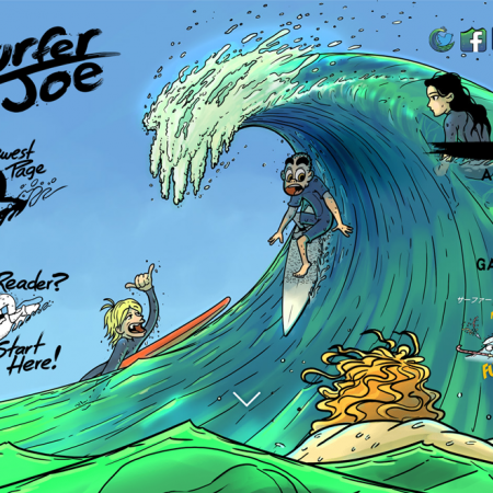 Web comic “Surfer Joe” was launched.